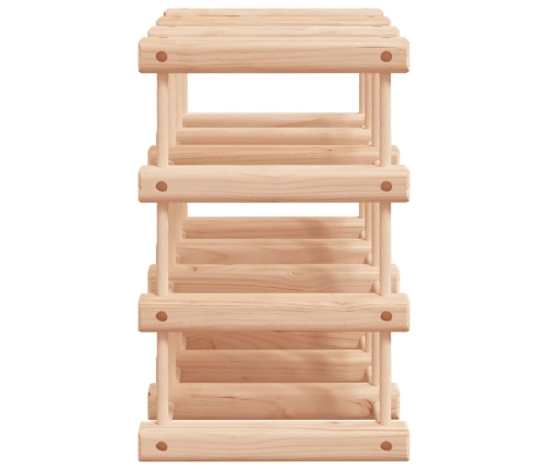 vidaXL vīna pudeļu plaukts 12 pudelēm, 36x23x36 cm, priedes masīvkoks