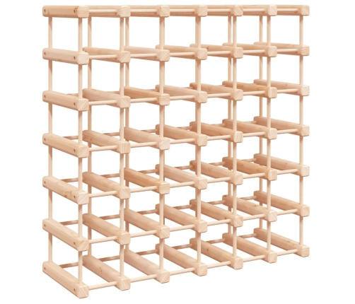 vidaXL vīna pudeļu plaukts 42 pudelēm, 68,5x23x68,5 cm, priedes koks