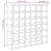 vidaXL vīna pudeļu plaukts 42 pudelēm, 68,5x23x68,5 cm, priedes koks