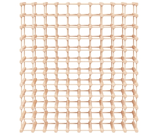 vidaXL vīna pudeļu plaukts 120 pudelēm, 112,5x23x123,5 cm, priede