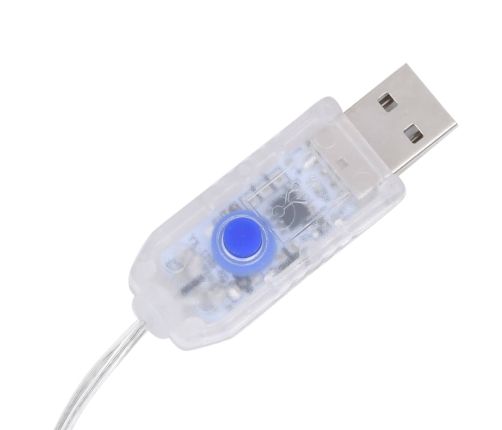 vidaXL Ziemassvētku eglītes gaismiņas, 320 LED, silti baltas, 375 cm