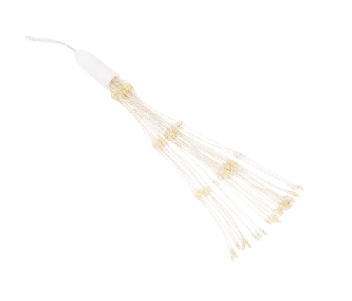 vidaXL Ziemassvētku dekorācija, 140 LED, krāsainas, 17 cm