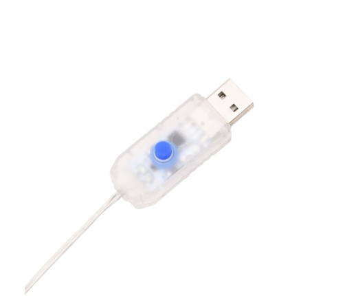 vidaXL Ziemassvētku lampiņas lāsteku formā, 200 LED, 20 m, PVC, akrils