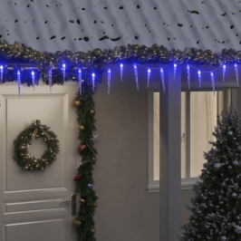 Ziemassvētku Lampiņas Lāsteku Formā, 200 Led, 20 M, Pvc, Akrils Vidaxl