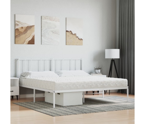 vidaXL putu matracis, balts, 180x200 cm, cietība H2, H3