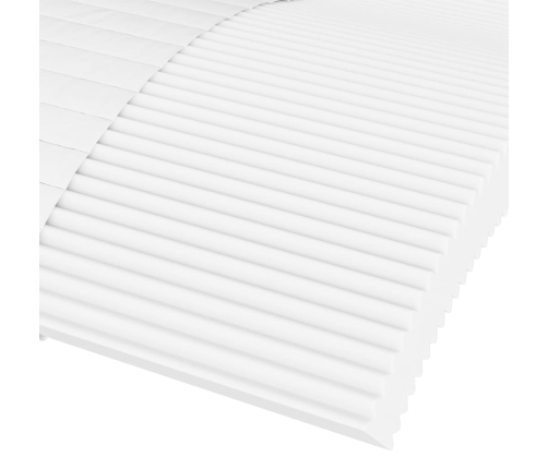 vidaXL putu matracis, balts, 180x200 cm, cietība H2, H3