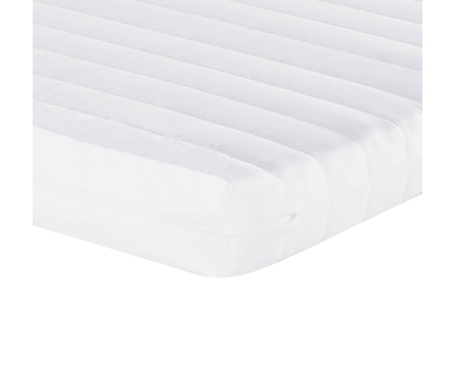 vidaXL putu matracis, balts, 180x200 cm, 7 zonas, cietība 20 ILD