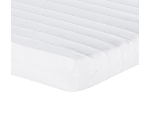 vidaXL putu matrači, 2 gab., balti, 90x190 cm, 7 zonas, cietība 20 ILD