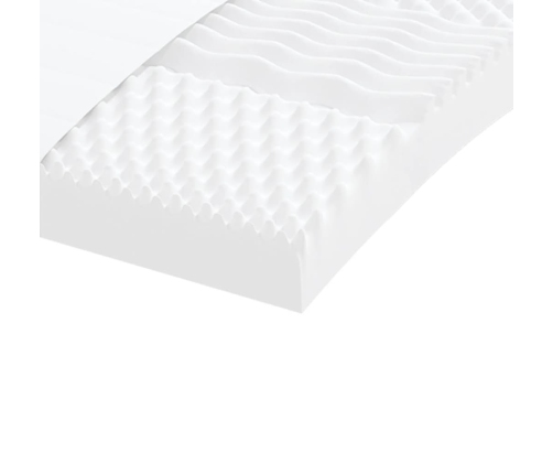 vidaXL putu matrači, 2 gab., balti, 90x200 cm, 7 zonas, cietība 20 ILD