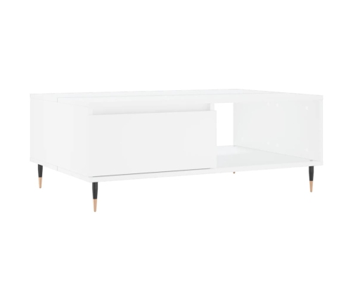 vidaXL kafijas galdiņš, balts, 90x60x35 cm, inženierijas koks