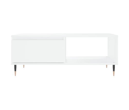 vidaXL kafijas galdiņš, balts, 90x60x35 cm, inženierijas koks