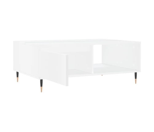 vidaXL kafijas galdiņš, balts, 90x60x35 cm, inženierijas koks