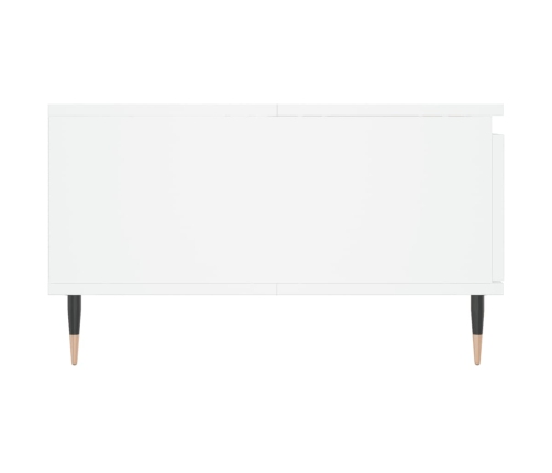 vidaXL kafijas galdiņš, balts, 90x60x35 cm, inženierijas koks