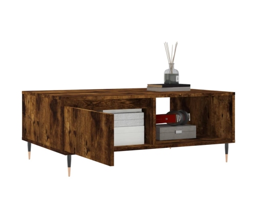 vidaXL kafijas galdiņš, ozolkoka, 90x60x35 cm, inženierijas koks