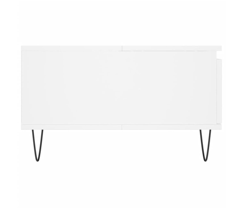 vidaXL kafijas galdiņš, balts, 90x60x35 cm, inženierijas koks