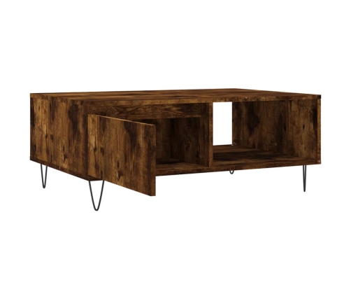 vidaXL kafijas galdiņš, ozolkoka, 90x60x35 cm, inženierijas koks