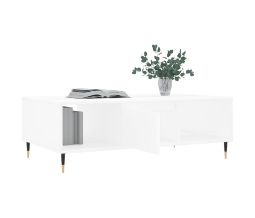 vidaXL kafijas galdiņš, balts, 104x60x35 cm, inženierijas koks