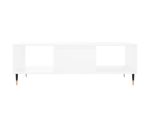 vidaXL kafijas galdiņš, balts, 104x60x35 cm, inženierijas koks