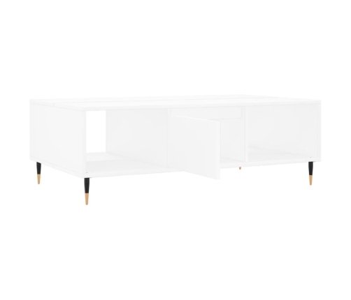 vidaXL kafijas galdiņš, balts, 104x60x35 cm, inženierijas koks