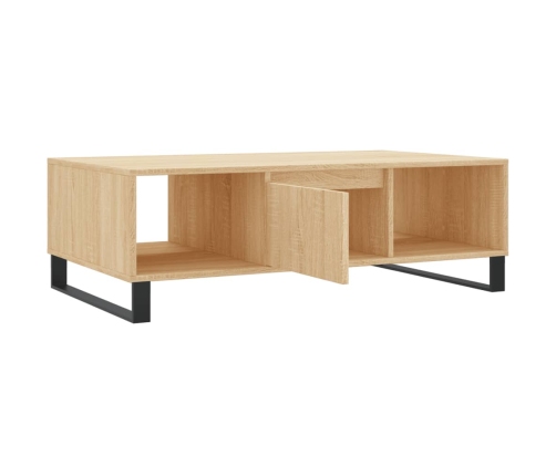 vidaXL kafijas galdiņš, ozola krāsa, 104x60x35 cm, inženierijas koks