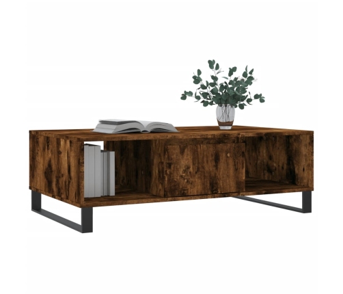 vidaXL kafijas galdiņš, ozolkoka, 104x60x35 cm, inženierijas koks