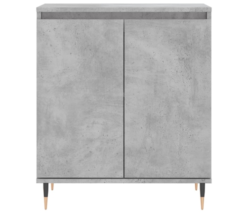 vidaXL plaukts, betona pelēks, 60x35x70 cm, inženierijas koks