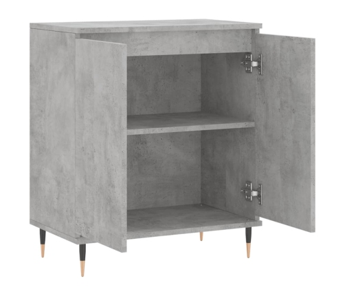 vidaXL plaukts, betona pelēks, 60x35x70 cm, inženierijas koks