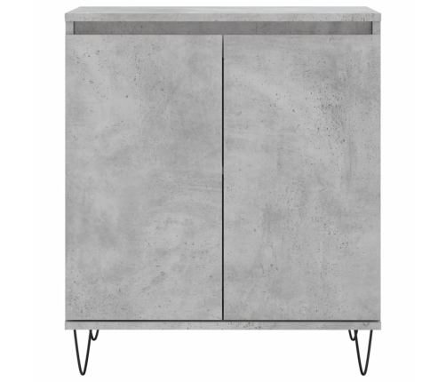 vidaXL plaukts, betona pelēks, 60x35x70 cm, inženierijas koks