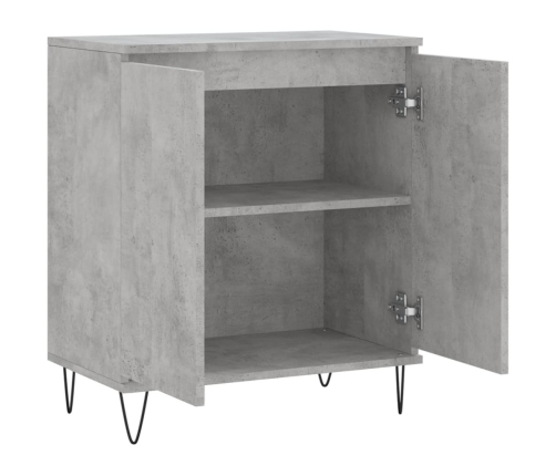 vidaXL plaukts, betona pelēks, 60x35x70 cm, inženierijas koks