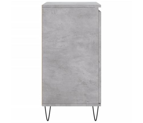 vidaXL plaukts, betona pelēks, 60x35x70 cm, inženierijas koks