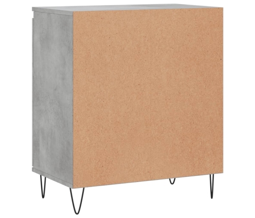 vidaXL plaukts, betona pelēks, 60x35x70 cm, inženierijas koks