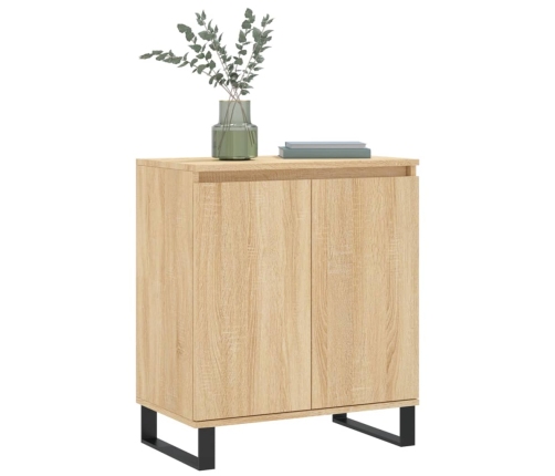 vidaXL kumode, ozolkoka krāsā, 60x35x70 cm, inženierijas koks