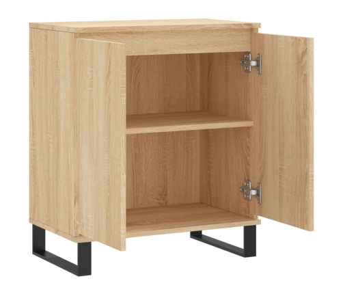 vidaXL kumode, ozolkoka krāsā, 60x35x70 cm, inženierijas koks