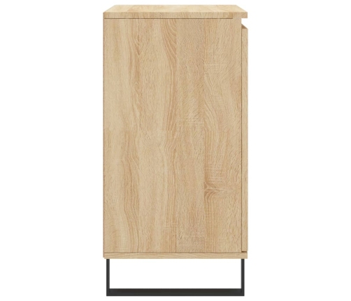 vidaXL kumode, ozolkoka krāsā, 60x35x70 cm, inženierijas koks