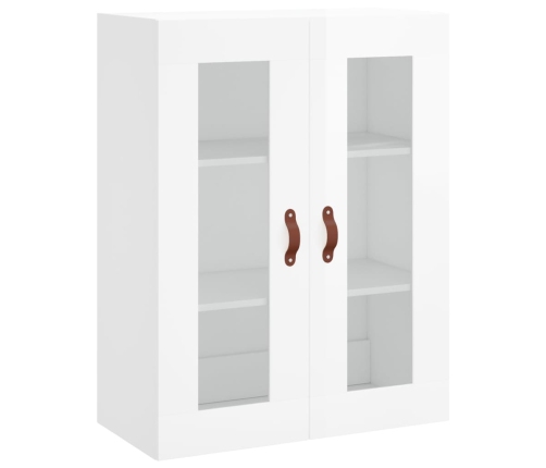 vidaXL sienas skapītis, spīdīgi balts, 69,5x34x90 cm