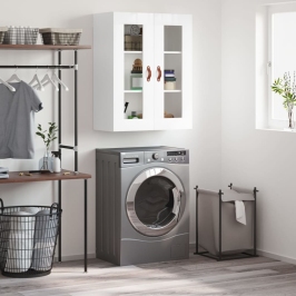 Sienas Skapītis, Spīdīgi Balts, 69,5X34X90 Cm Vidaxl