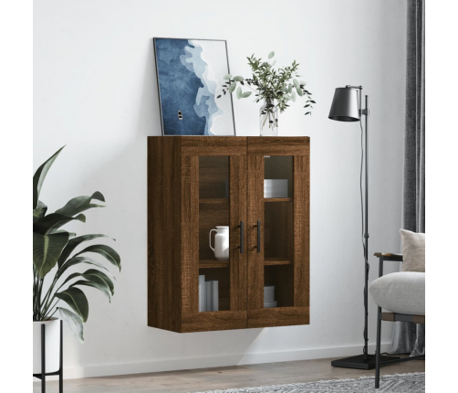 vidaXL sienas skapītis, ozolkoka krāsa, 69,5x34x90 cm