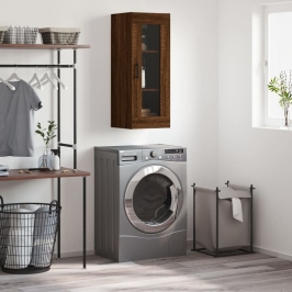 Sienas Skapītis, 34,5X34X90 Cm, Brūna Ozolkoka Krāsa Vidaxl Sienas Skapītis, 34,5X34X90 Cm, Brūna Ozolkoka Krāsa Vidaxl