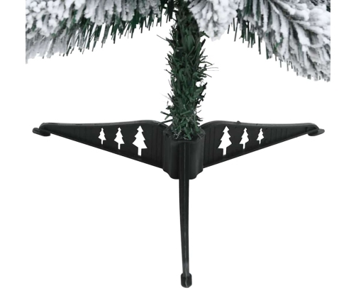 Izgaismota Mākslīgā Ziemassvētku Egle Ar 45 Led, Sniegu, 90 Cm Vidaxl