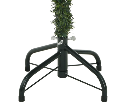 vidaXL mākslīgā Ziemassvētku egle ar čiekuriem un ogām, 150 cm