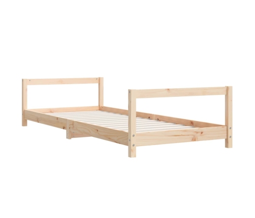 Bērnu Gultas Rāmis, 80X200 Cm, Priedes Masīvkoks Vidaxl