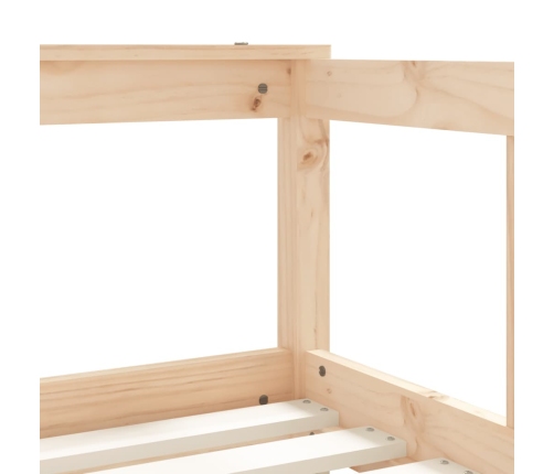 Bērnu Gultas Rāmis Ar Atvilktnēm, 70X140 Cm, Priedes Masīvkoks Vidaxl