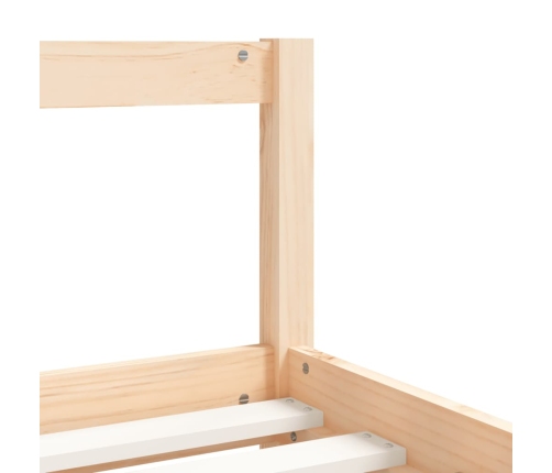 Bērnu Gultas Rāmis Ar Atvilktnēm, 80X160 Cm, Priedes Masīvkoks Vidaxl