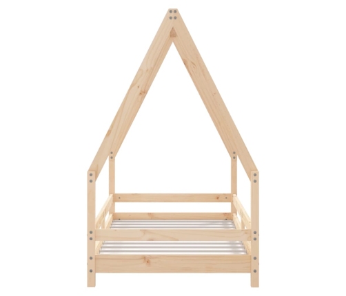 Bērnu Gultas Rāmis, 80X160 Cm, Priedes Masīvkoks Vidaxl