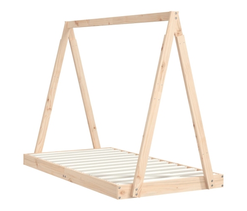 Bērnu Gultas Rāmis, 80X160 Cm, Priedes Masīvkoks Vidaxl