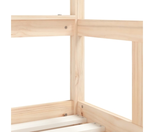 Bērnu Gultas Rāmis Ar Atvilktnēm, 70X140 Cm, Priedes Masīvkoks Vidaxl