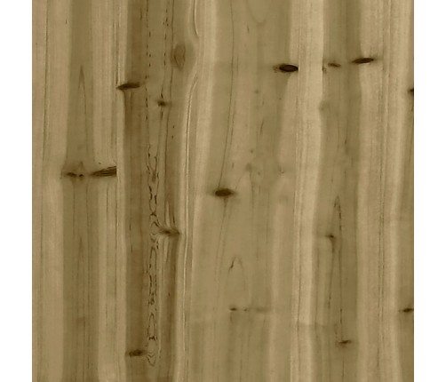 vidaXL dārza sols, gabiona dizains, 63x31,5x42 cm, priedes koks