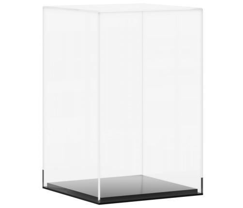 vidaXL vitrīnas kaste, caurspīdīga, 14x14x22 cm, akrils