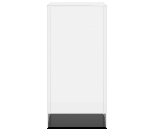 vidaXL vitrīnas kaste, caurspīdīga, 17x12x25 cm, akrils