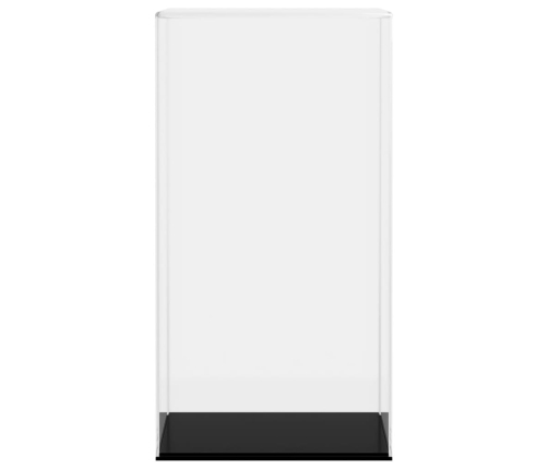 vidaXL vitrīnas kaste, caurspīdīga, 20x20x38 cm, akrils